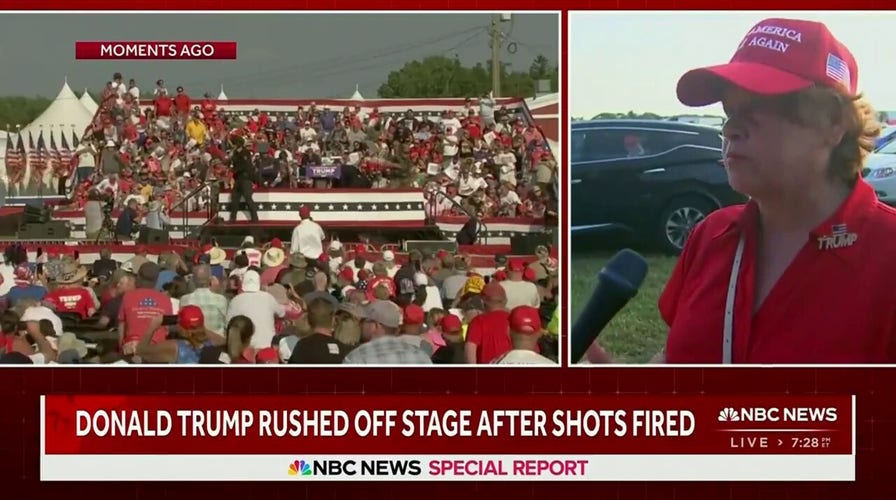First-row Trump rally attendee on shooting: ‘I was looking him in the eye’