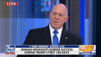 Homan praises Trump's border policies: 'He did in seven weeks what Biden couldn't do in four years'