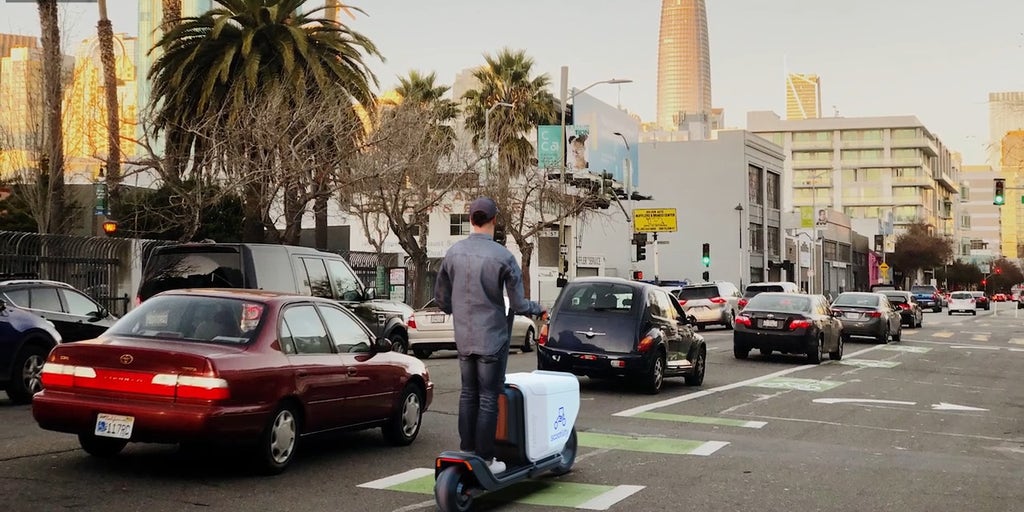 electric scooter in manhattan