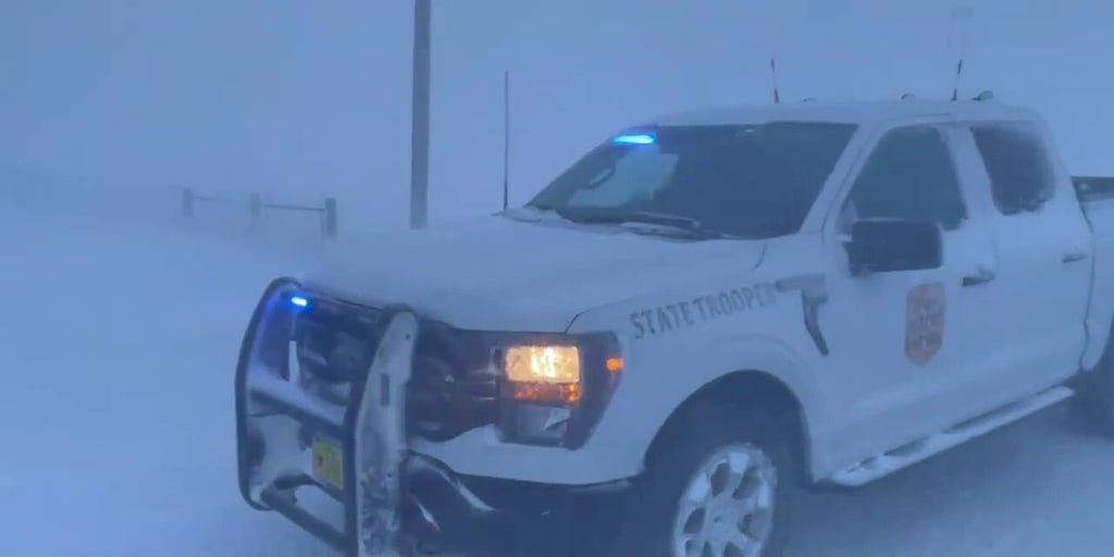 'Complete whiteout' conditions lead state troopers to advise against travel