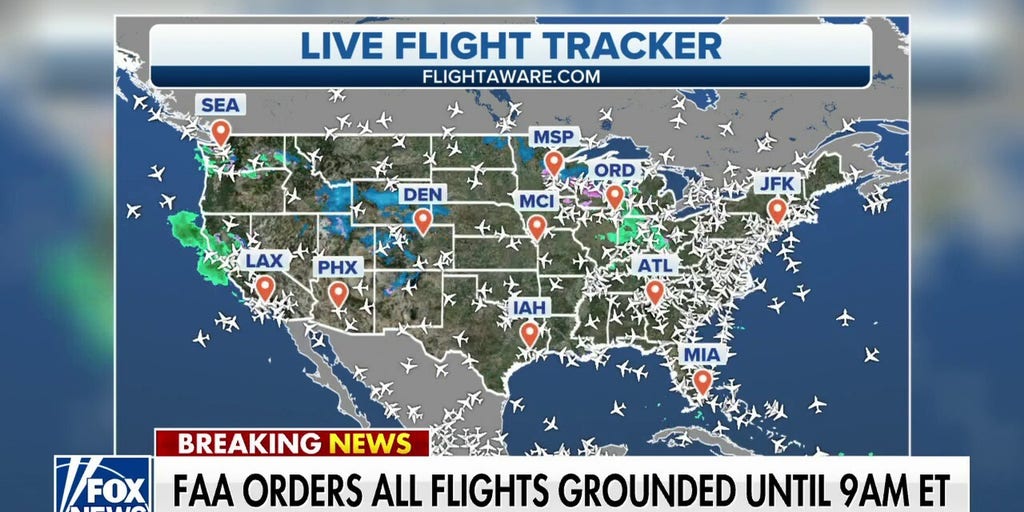FAA orders all flights grounded for the first time since 9/11 Fox