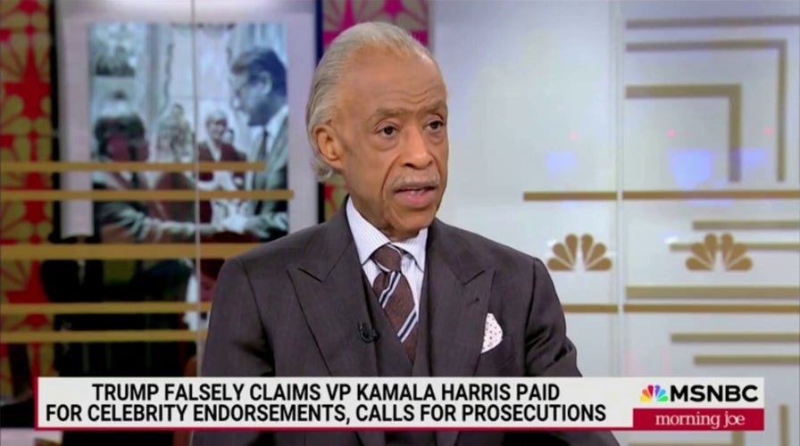 Rev. Al Sharpton responds to Trump accusation that he was paid to endorse Kamala Harris