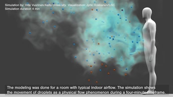 Creepy video shows how coronavirus droplets spread in indoor spaces
