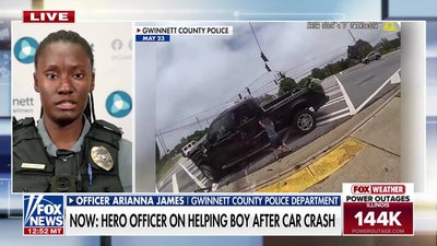 Child lucky to be alive after being flung onto police officer’s cruiser in multi car crash