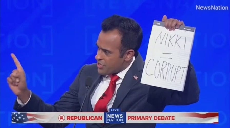 Vivek Ramaswamy goes off on Nikki Haley during fourth Republican presidential debate: 'Nikki is corrupt'