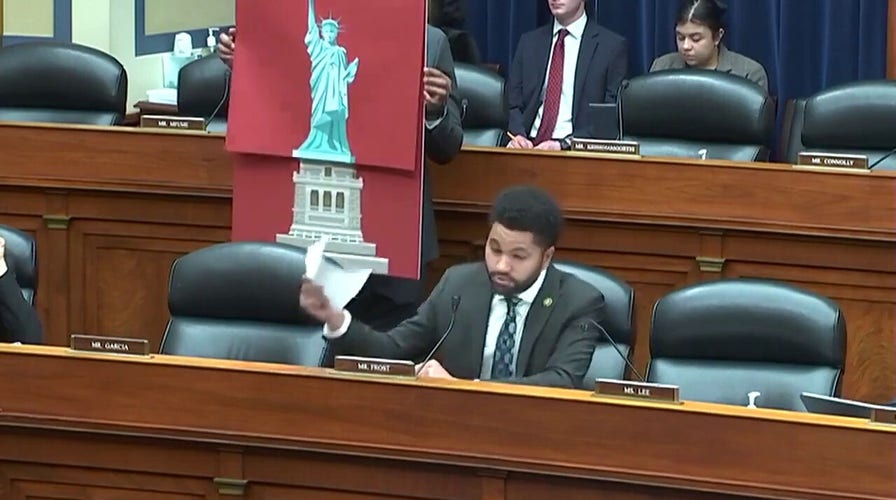 Rep. Maxwell Frost references Statue of Liberty in GOP immigration bill