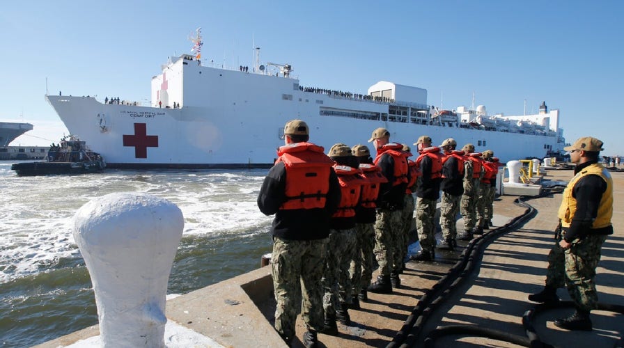 USNS Comfort embarks to NYC to help hospitals dealing with COVID-19 pandemic
