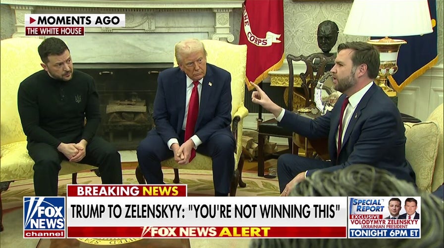 Trump, Vance spar with Zelenskyy in tense White House meeting