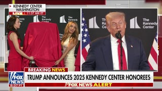 Trump praises Kennedy Center honorees as 'unbelievable talents'