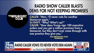 Radio caller blasts Democrats, praises Trump for keeping run  promises - Fox News