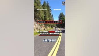 US fighter pilot SURVIVES jet crash into mountainside 