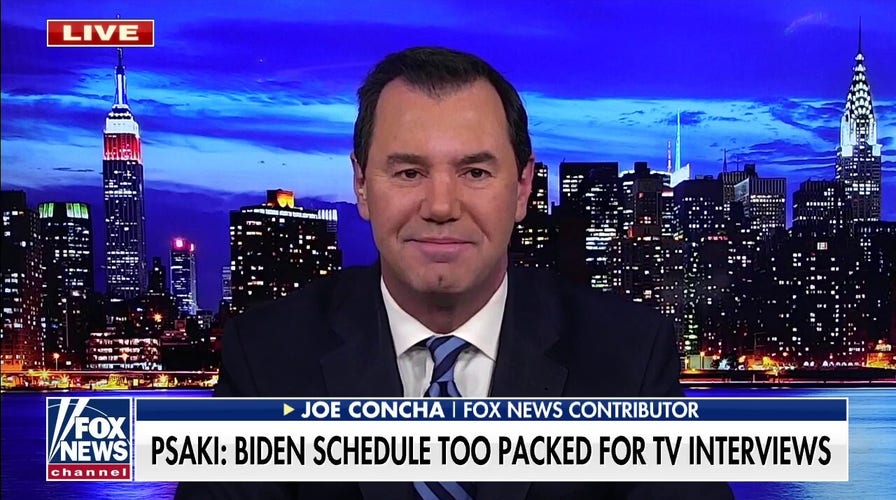 Psaki claims President Biden too busy for TV interviews