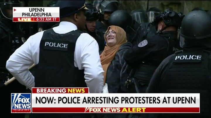 Police arrest anti-Israel protesters at UPenn