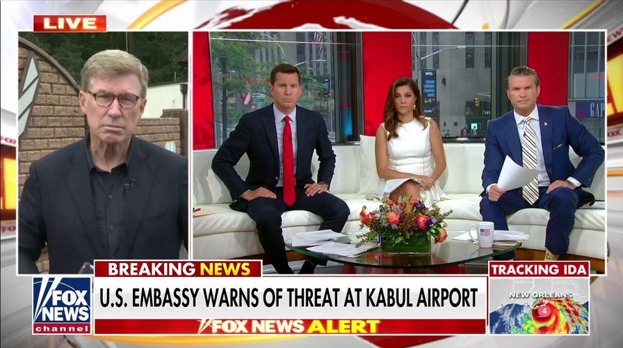 Reports of explosion near Kabul airport in final days of US withdrawal