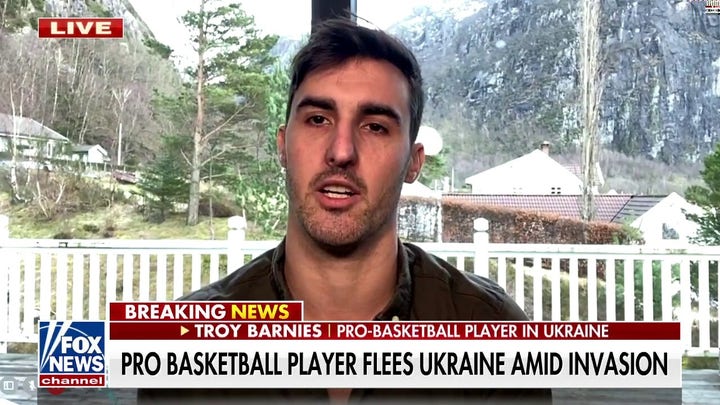 Pro basketball player flees 'escalating' Ukraine conflict