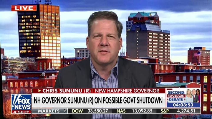 NH Gov. Sununu on possible government shutdown: 'It's just politics'