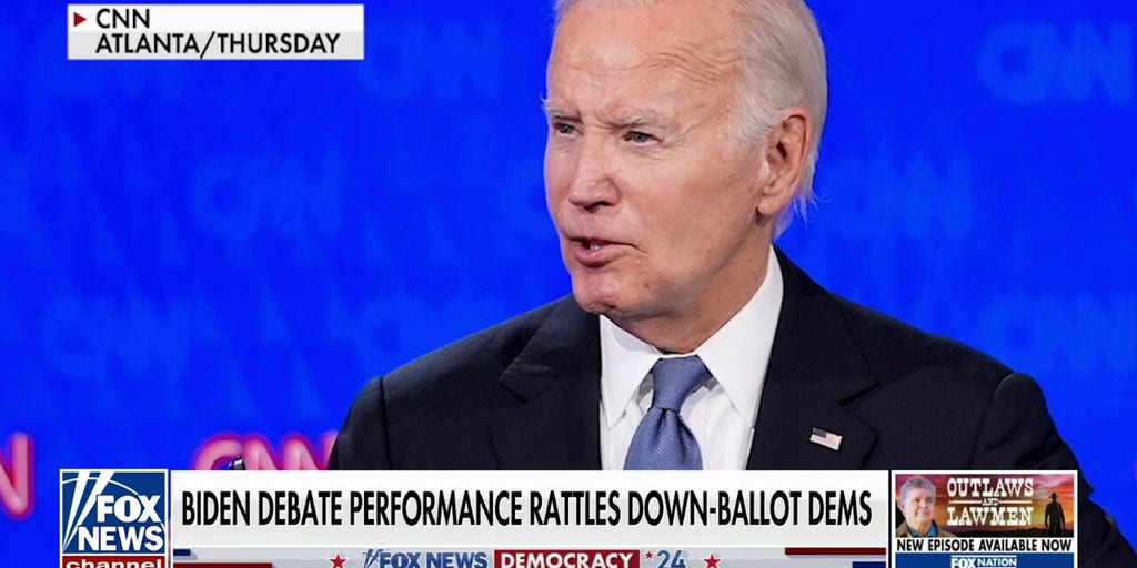 Concerns growing Biden's debate performance will rattle down-ballot Democrats | Fox News Video