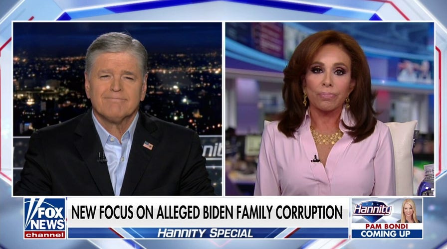 The racketeering statutes should be used against Biden: Judge Jeanine