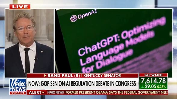 Sen Rand Paul slams federal attempts to regulate AI