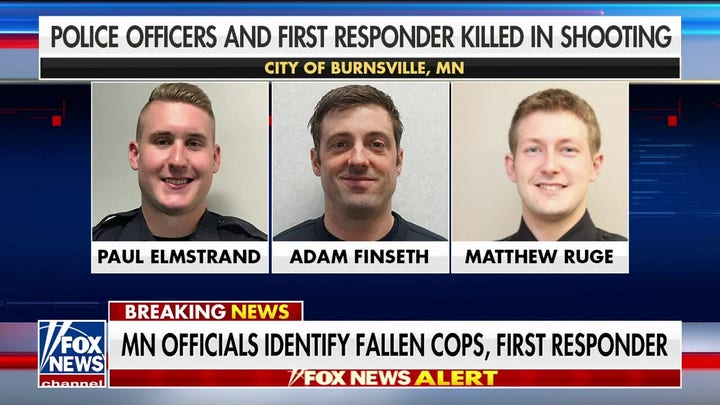 Two police officers, first responder killed in Minnesota shooting identified