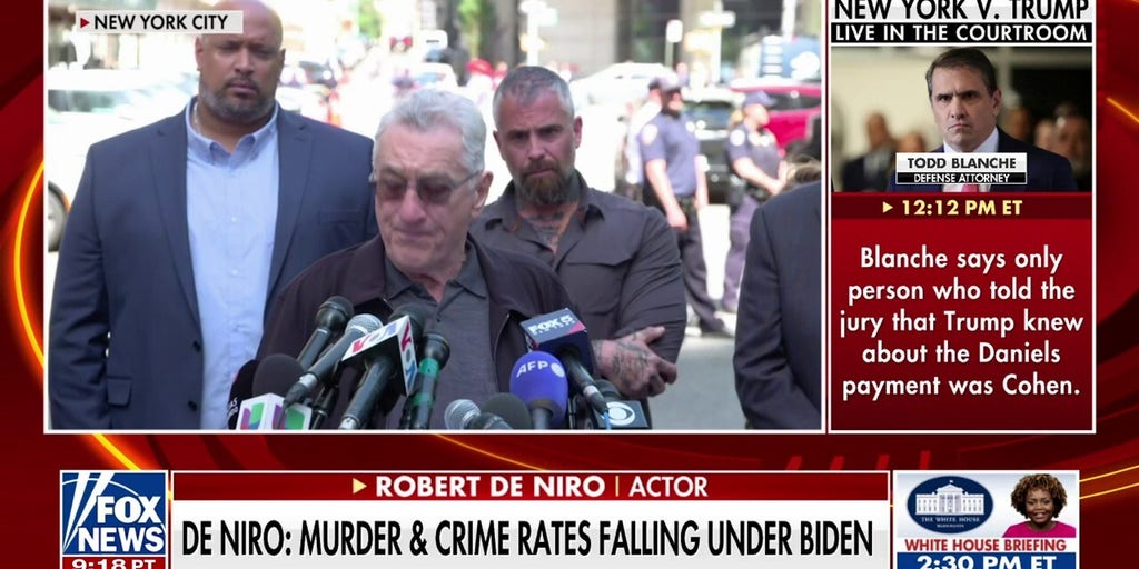 Biden, Trump campaigns hold dueling press conferences outside Manhattan courthouse