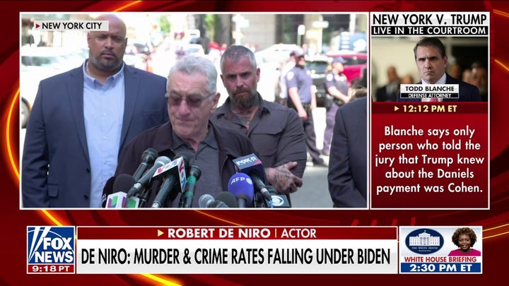 Biden, Trump campaigns hold dueling press conferences outside Manhattan courthouse
