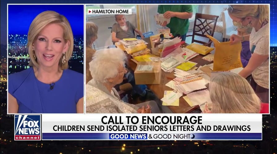 Children send isolated seniors letters and drawings