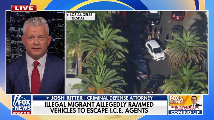 Inmigrante ilegal acusado de embestir vehículos policiales para escapar de ICE