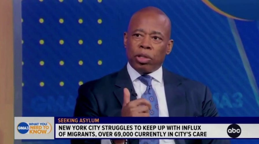 Mayor Eric Adams insists NYC migrant crisis has nothing to do with sanctuary city status.