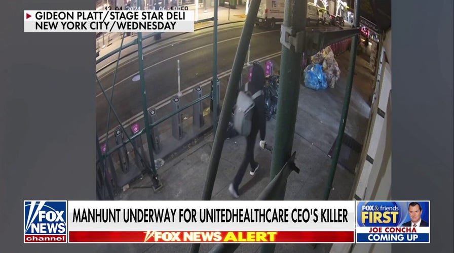 New surveillance footage shows CEO murder suspect before killing