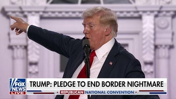 Trump displays immigration chart that shows 'invasion' after he left