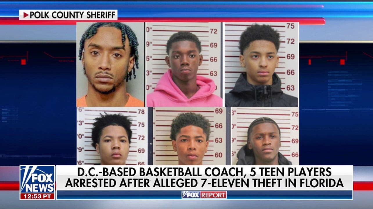 Florida sheriff arrests DC basketball coach, 5 teen players for alleged 7-Eleven theft