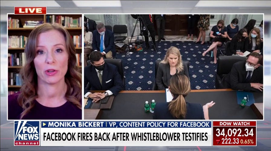 Facebook content policy VP slams whistleblower: 'She's not an expert'