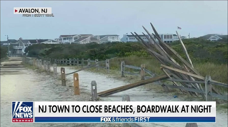 What the Jersey shore looks like with closed beaches & boardwalks