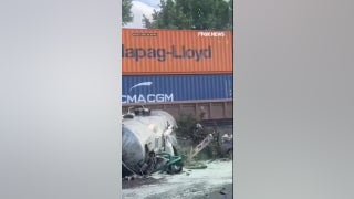 SHOCKING: Train strikes septic truck as it crosses tracks