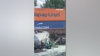 SHOCKING: Train strikes septic truck as it crosses tracks