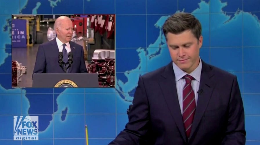 'SNL' mocks President Biden after not taking questions from reporters 