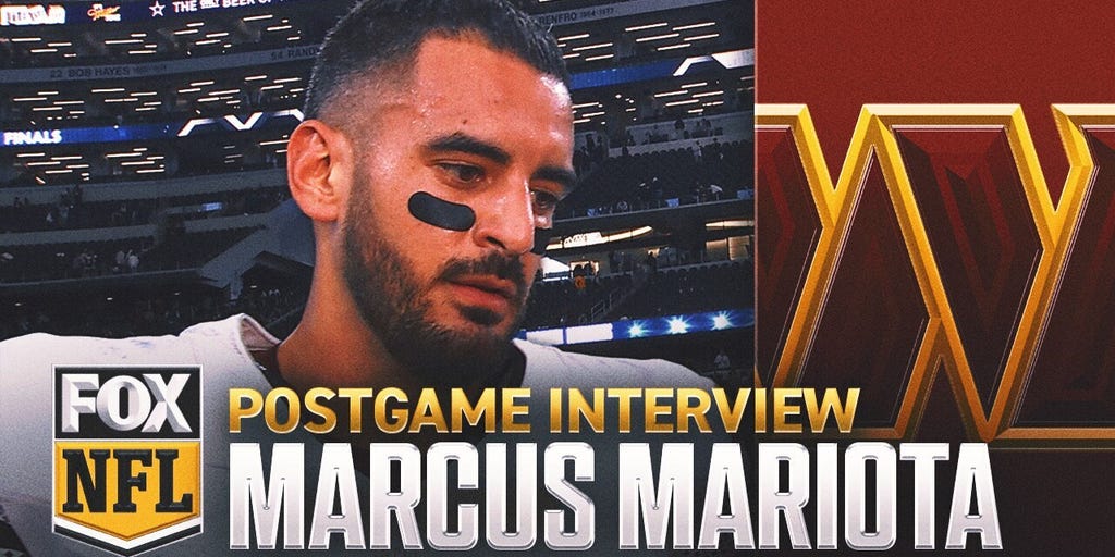 Commanders' QB Marcus Mariota on Jayden Daniels after win vs Cowboys: "Sky's the limit" | NFL on FOX
