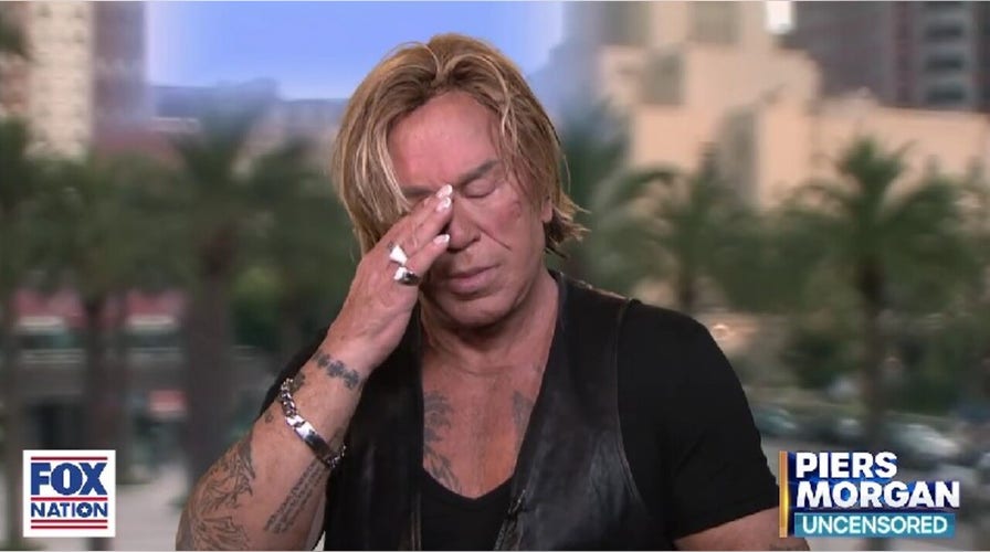 Mickey Rourke breaks down in tears recalling meeting with Russian President Vladimir Putin on 'Piers Morgan Uncensored'