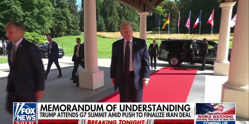 Trump attends G7 summit amid push to finalize Iran peace deal