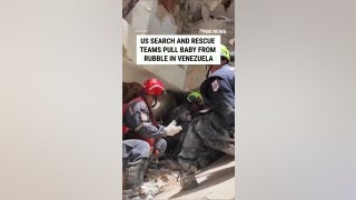 US search and rescue teams pull BABY from rubble in Venezuela
