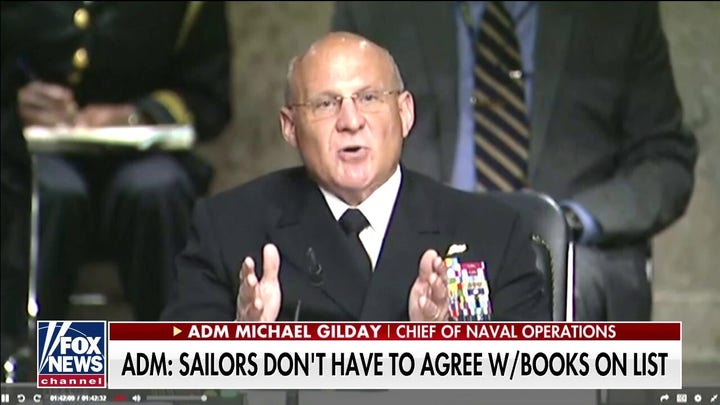 Pete Hegseth responds to Adm. Gilday's defense of 'anti-racist' Kendi book