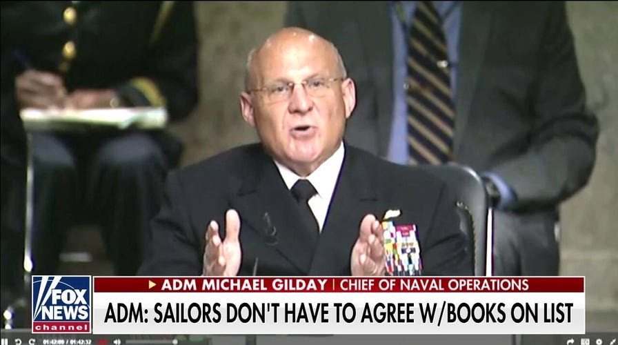 Pete Hegseth responds to Adm. Gilday's defense of 'anti-racist' Kendi book