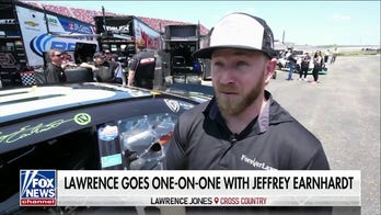 Lawrence Jones talks to Dale Earnhardt's grandson