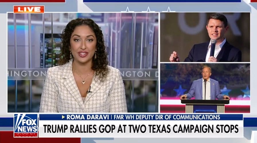 Trump rallies for GOP candidates in Texas, Ohio during midterm blitz