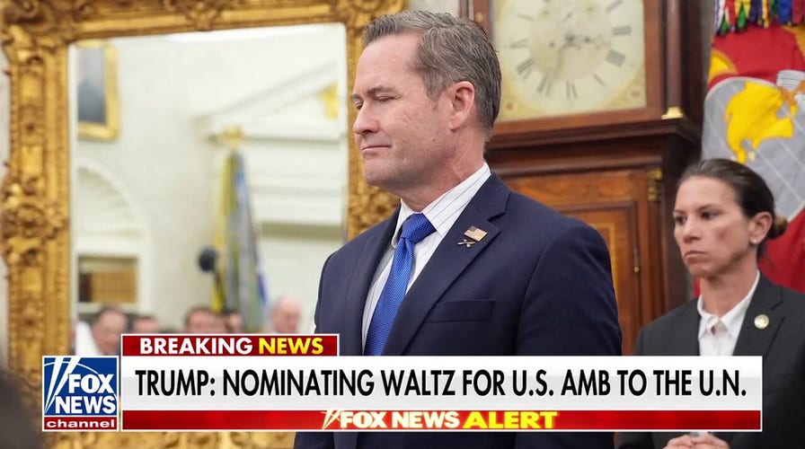 Trump nominates Michael Waltz for US ambassador to UN