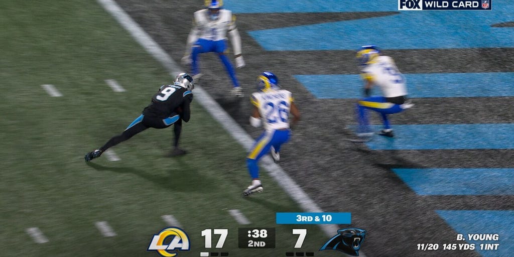 Bryce Young scrambles for 16-yard TD, shrinking Panthers' deficit against Rams