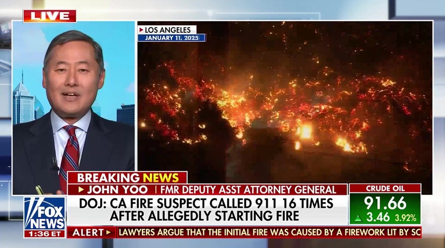 John Yoo explains prosecutor's challenge in California Palisades fire trial