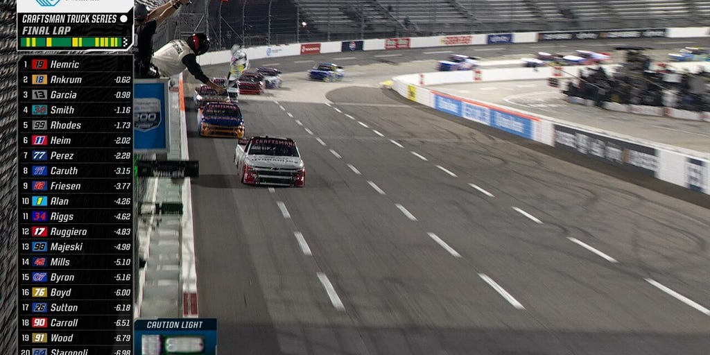 FINAL LAPS: Daniel Hemric takes the checkered flag at Boys and Girls Club of the Blue Ridge 200 | NACAR on FOX