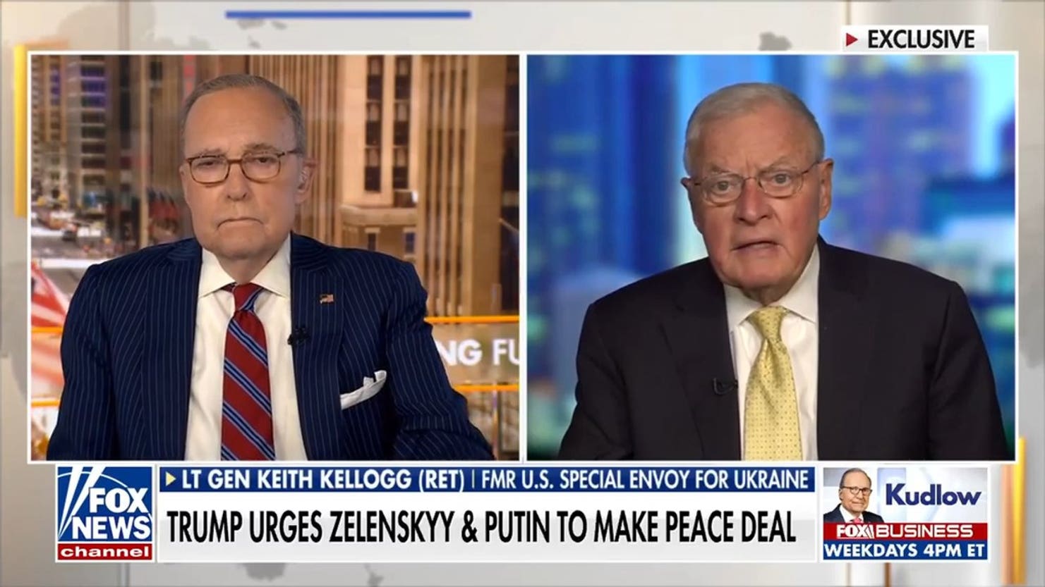 Gen Keith Kellogg: Putin realizes this is a losing effort